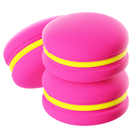 Macaron  3D Icon