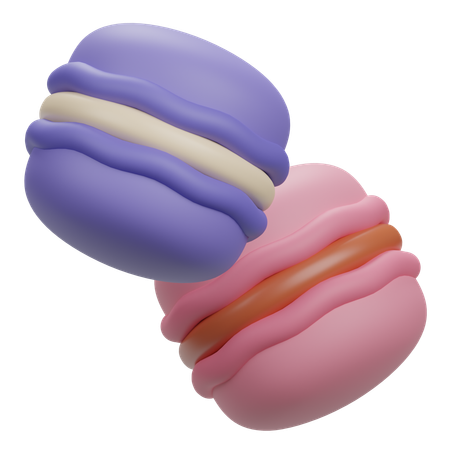 Macaron  3D Icon