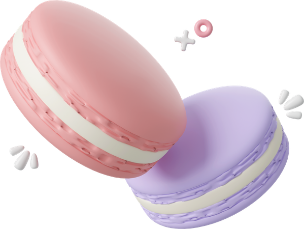 Macaron  3D Icon