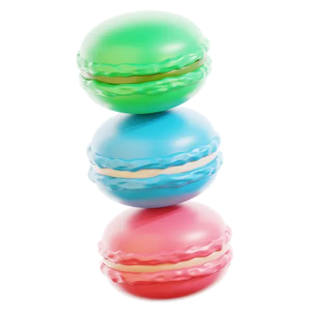 Macaron  3D Icon