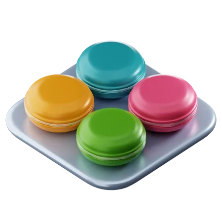 Macaron  3D Icon