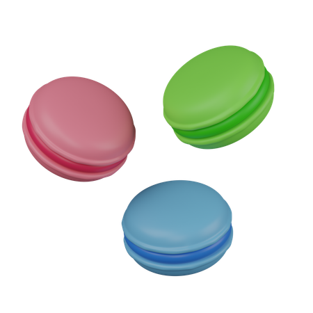 Macaron  3D Icon