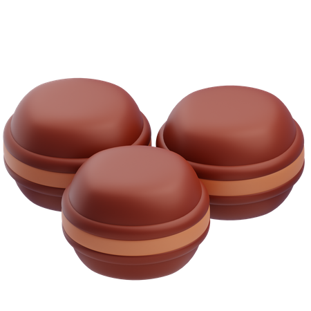 Macarrão de chocolate  3D Icon