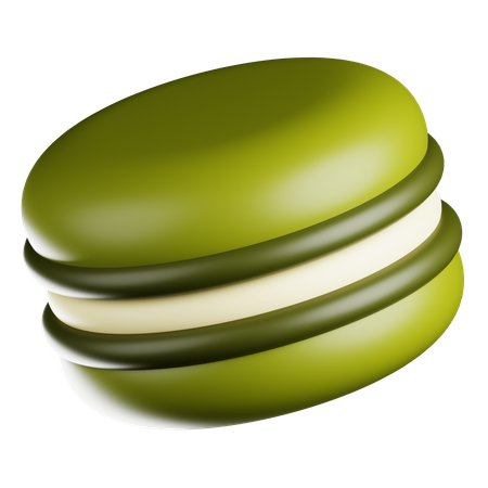 Macaron Cookie Dessert  3D Icon