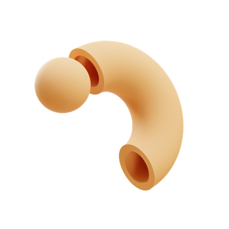 Macaroni Sphere  3D Icon