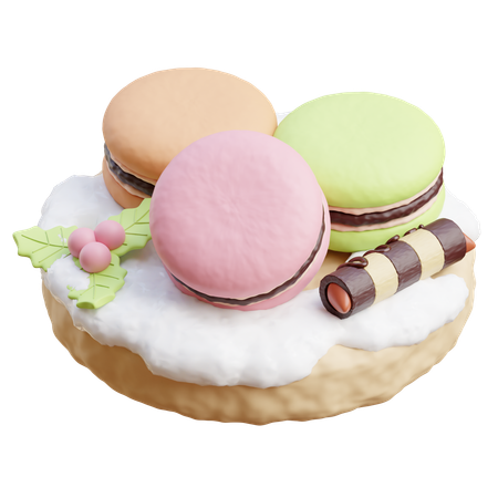 Macarons  3D Icon