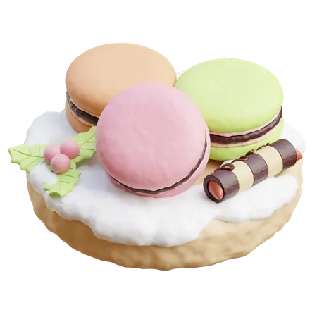 Macarons  3D Icon