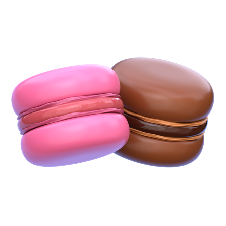 Macarons  3D Icon