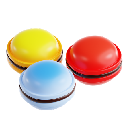 Macarons  3D Icon