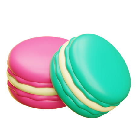 Macarons  3D Icon