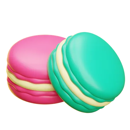 Macarons  3D Icon