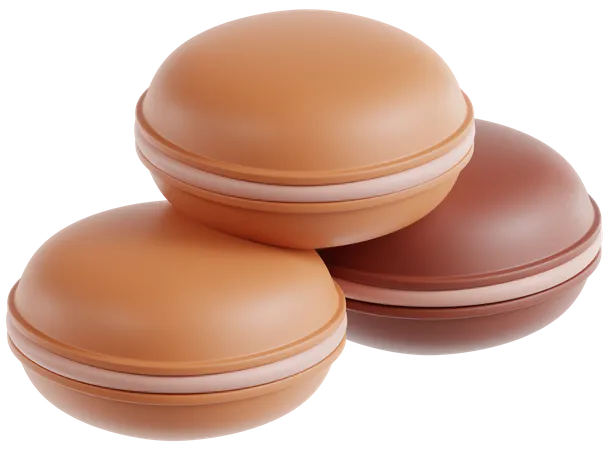 Macarons  3D Icon