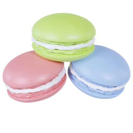 Macarons  3D Icon