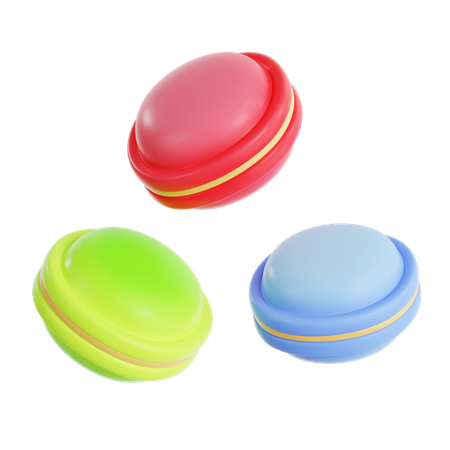 Macarons  3D Icon