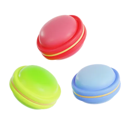 Macarons  3D Icon