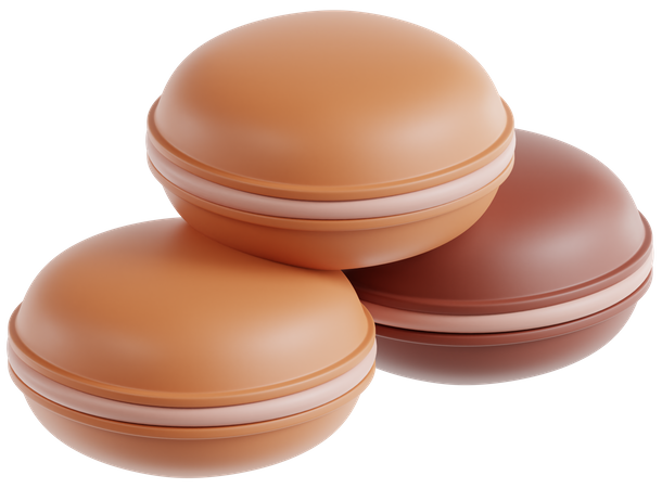 Macarons  3D Icon