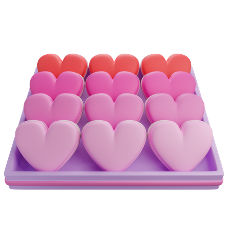 Macarons Box  3D Icon