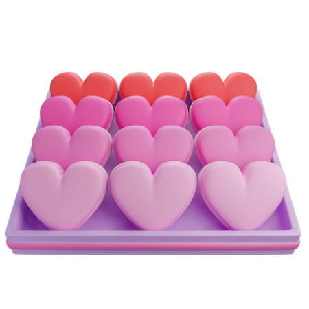 Caixa de macarons  3D Icon