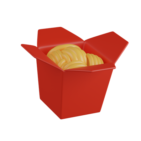 Macarrão  3D Icon