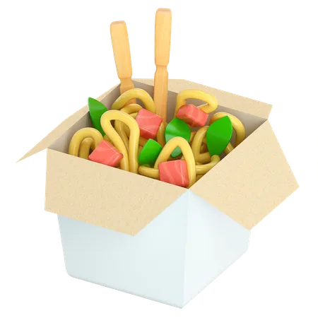 Macarrão  3D Icon