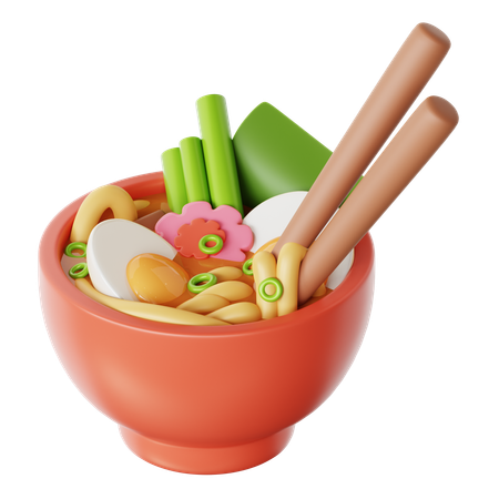 Ramen  3D Icon