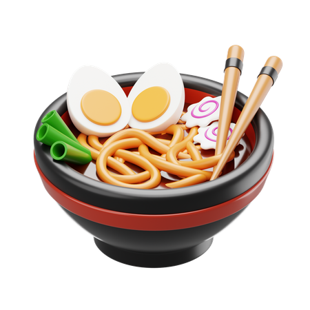 Ramen  3D Icon