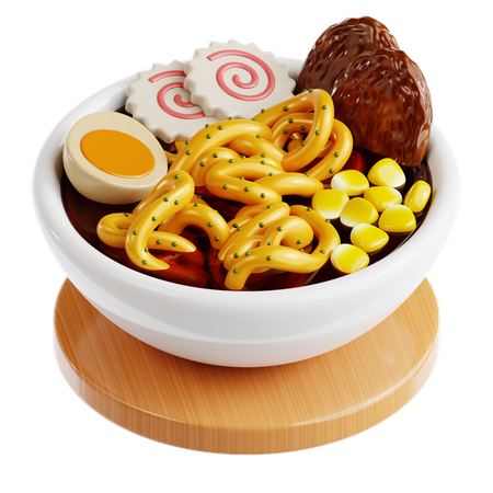 Ramen  3D Icon