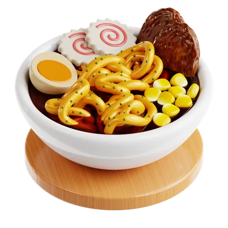 Ramen  3D Icon