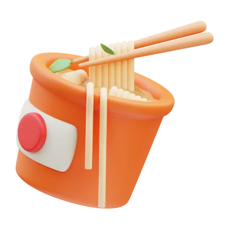 Macarrão instantâneo  3D Icon