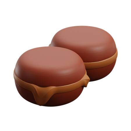 Macarrón  3D Icon