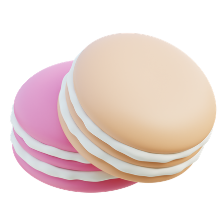 Macarrón  3D Icon