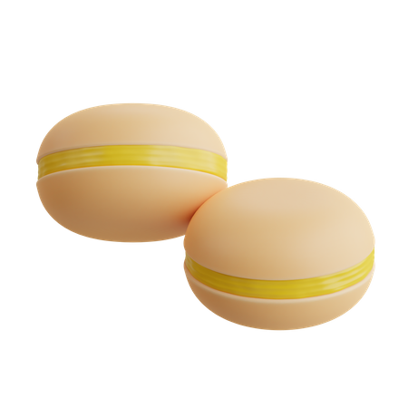 Macarrón  3D Icon