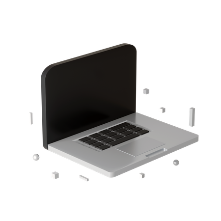 Macbook  3D Illustration