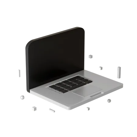 Macbook  3D Illustration