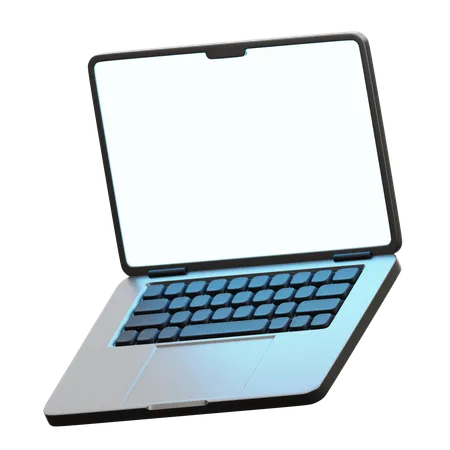 Macbook Laptop  3D Icon