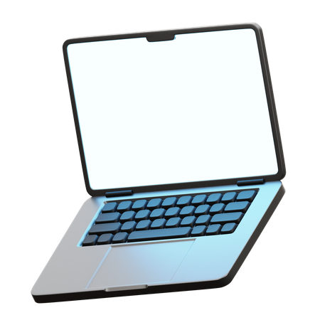 Macbook Laptop  3D Icon