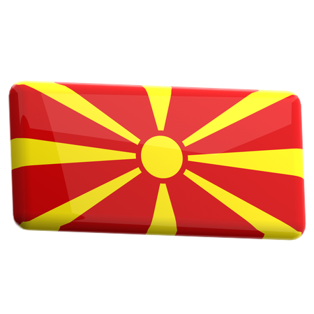 Macedonia del norte  3D Icon