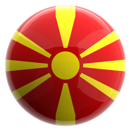 Macedonia del norte  3D Icon