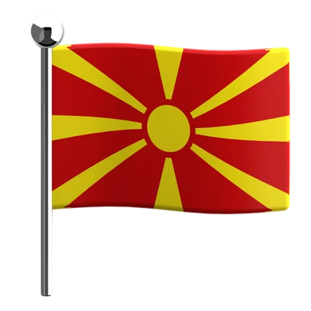 Macedonia del norte  3D Icon