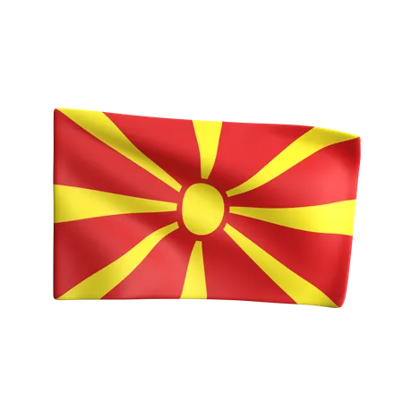 Macedonia del norte  3D Icon