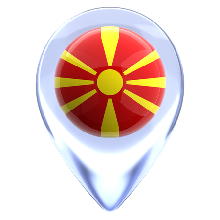 Macedônia do norte  3D Icon