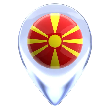 Macedônia do norte  3D Icon