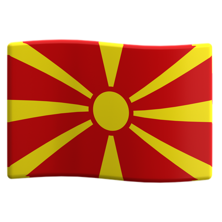 Macedônia do norte  3D Icon