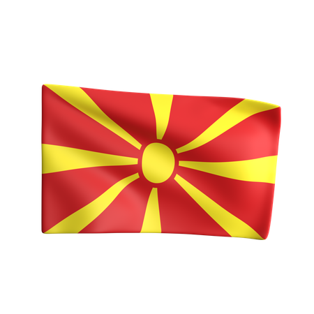 Macedônia do norte  3D Icon