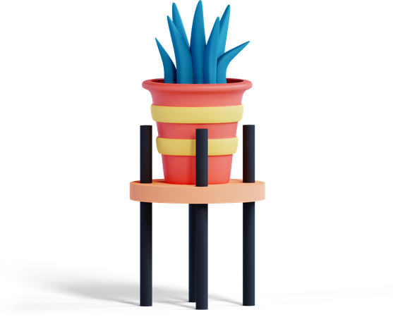 Maceta  3D Illustration