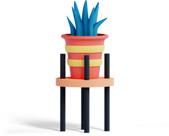 Maceta  3D Illustration