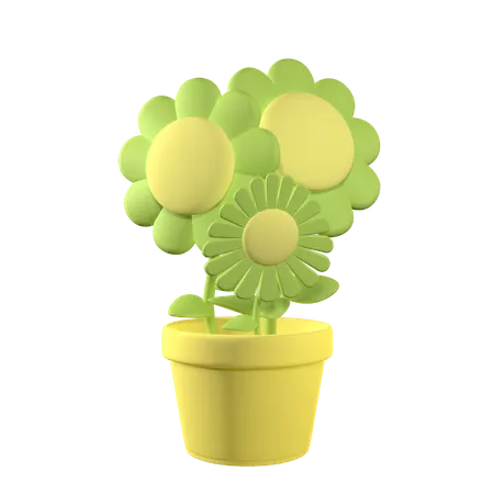 Maceta  3D Icon