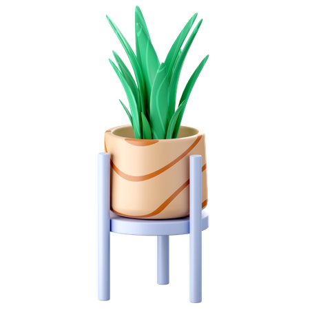Maceta de plantas  3D Icon