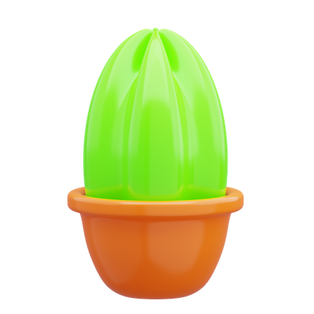 Maceta de cactus  3D Icon