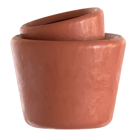 Maceta de terracota  3D Icon